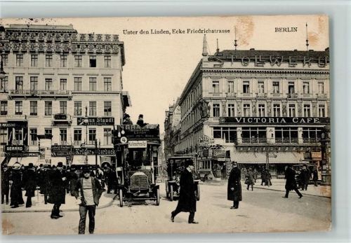 Berlin Mitte Unter den Linden 1912 AK
