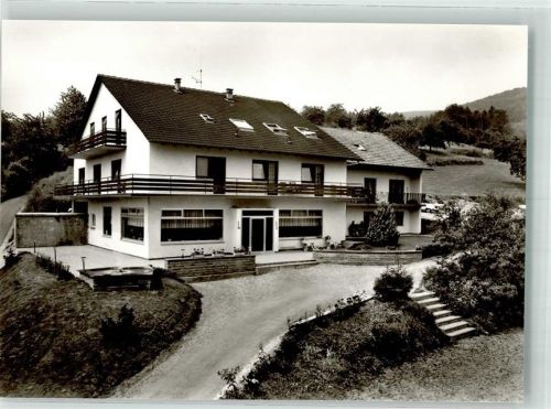 64658 W6145 Schlierbach , Bergstr Foto AK Hotel Sonnenblick Cafe Pension