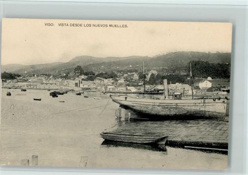 Vigo Blick von den neuen Stegen