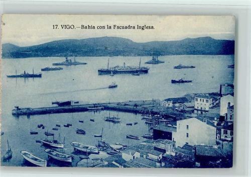 Vigo Bahia con la Escuadra Inglesia