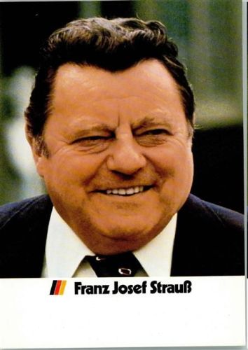 Josef Strauß Rückseite Lebenslauf