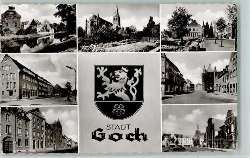 Goch Ortsansichten Mehrfachaufnahme Wappen