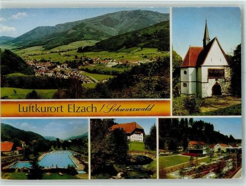 Elzach Neunlinden Kapelle Schwimmbad Melcherhof in Biederbach Kurgarten Minigolf Mehrfachaufnahme