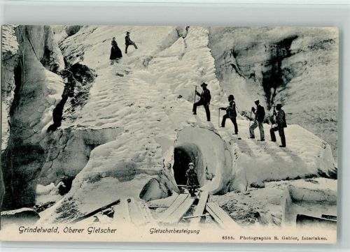 Grindelwald Oberer Gletsche Gletscherbesteigung Bergsteiger
