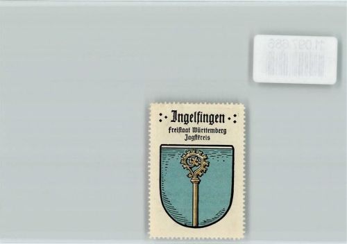 Ingelfingen Vignette Wappen Kaffee Hag ca 1920-1940