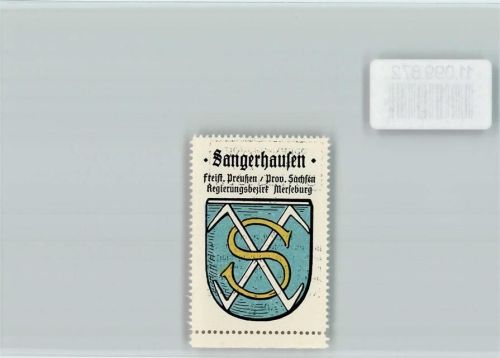 Sangerhausen Vignette Wappen Kaffee Hag ca 1920-1940