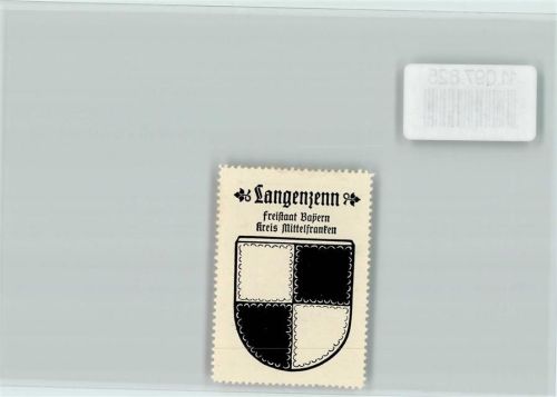 Langenzenn Vignette Wappen Kaffee Hag ca 1920-1940