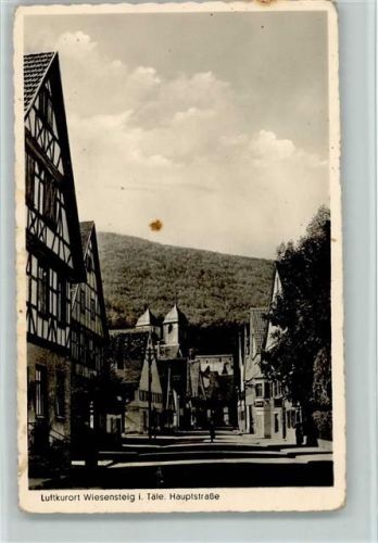 Wiesensteig Hauptstraße Fachwerkhaus