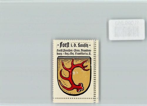 Forst Vignette Wappen Kaffee Hag ca 1920-1940