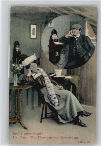 J.W.S. Nr. 2881 - Pelzmode - 1906 AK - Liebe Poesie