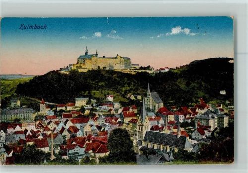 Kulmbach 1918 Ort und Schloß AK