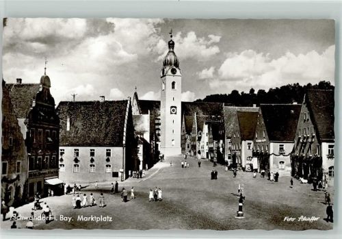 Schwandorf Marktplatz Kirche Foto Schaffer