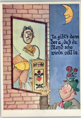 Humor - Erotik - Gibts denn das, dass der Mond schon wieder voll ist -Verlag Grossmann Nr. 301