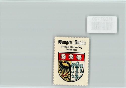 Wangen Vignette Wappen Kaffee Hag ca 1920-1940