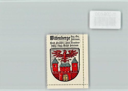 Wittenberge Vignette Wappen Kaffee Hag ca 1920-1940