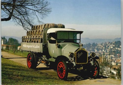 Schützengarten St. Gallen Auto mit Bierfässern