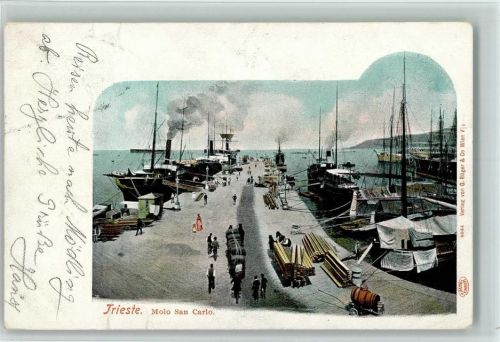 Trieste / Triest / Trst Molo San Carlo