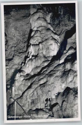 Gutenberg, Gußmannshöhle, Maurische Halle Foto AK