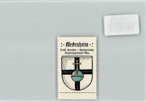 Meckenheim Vignette Wappen Kaffee Hag ca 1920-1940