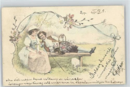 Liebe Poesie 1900 AK