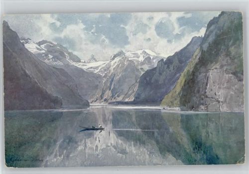 W8240 Königssee b Berchtesgaden Compton, E. H. Künstlerkarte