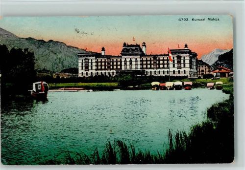 Maloja 1910 Kursaal Abendrot