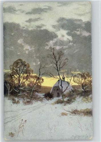 Winterlandschaft - Kirche -