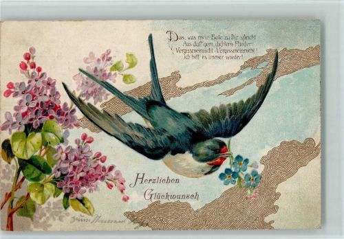 1905 Verlag PFB Serie 5450 - Poesie Spruch AK