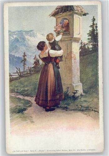 Serie 11 im Feld und Heim - Wetterkreuz - ca 1900