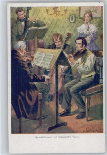 Serie 22-167 - Quartettabend bei Schuberts Vater