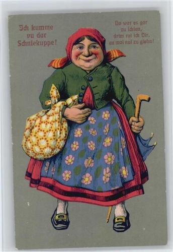 1927 Humor - Ick kumme von der Schniekuppe -