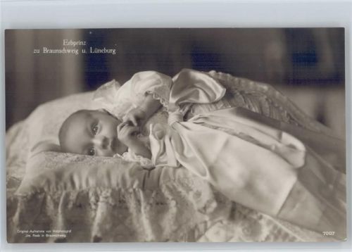 Erbprinz Baby zu Braunschweig und Lüneburg - Original Aufnahme