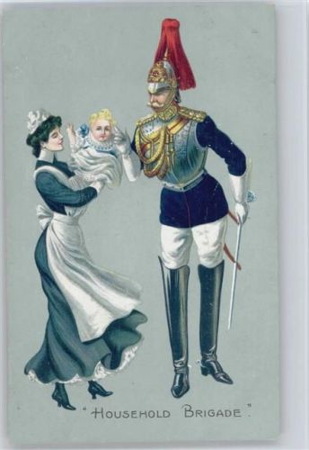 Household Brigade - Dienstmädchen mit Baby