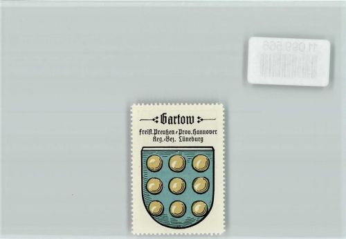 Gartow Vignette Wappen Kaffee Hag ca 1920-1940