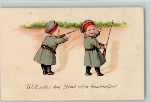 1916 Nr. 5038 - Wir 2 werden dem Feind schon heimleuchten