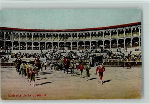 Nr. 1913- 1 - Entrada de la Cuadrilla ca 1910 AK