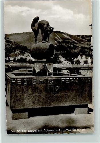 56856 W5583 Zell (Mosel) - Schwarze-Katz-Weinbrunnen