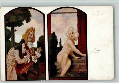 Serie VII, 4 Zumbusch - Erotik - Mademoiselle Susanna im Bade