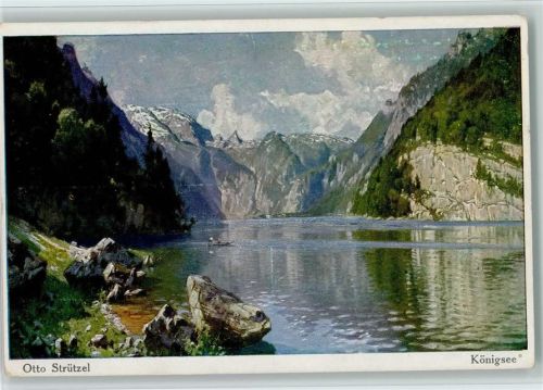 Berchtesgaden sign Otto Strützel - Königsee