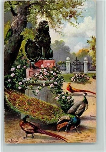 TSN Serie 1917 - Pfau, Fasane - Jagdtiere