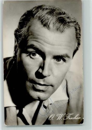 O.W. Fischer Original Autogramm