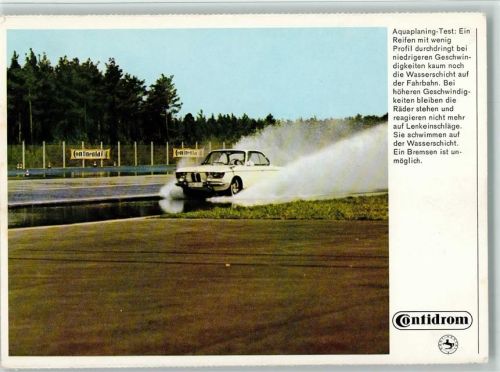 Continental Contidrom Reifen - Aquaplaning Test