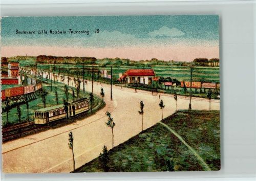 Lille 1919 Boulevard Lile Roubaix Tourcoing 19 AK