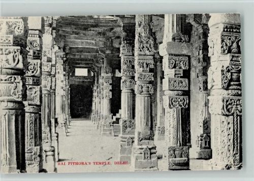 1910 Rai Pithoras Temple, Dehli