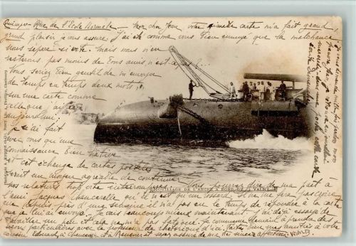 An Bord der "Valmy" 1902 AK