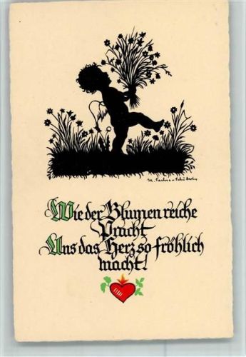 Spruch - Meissner & Buch Nr. 3287 AK Gute Erhaltung