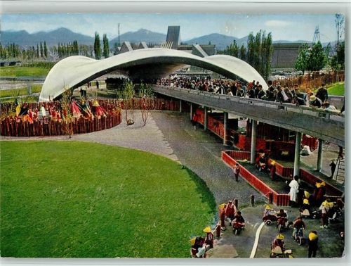 Lausanne Exposition nationale suisse 30.04. bis 25.10.1964 Vallee de la jeunesse paradis des enfants Nestle