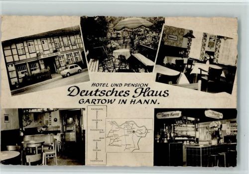 Gartow Hotel Pension Deutsches Haus Innenaufnahme Bar