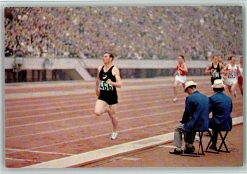 Sammelbild Nr. 27 Leichtathletik 1500 Meter , Peter Snell - Tokio 1964 - Bildserie des Olympischen Sport Verlags