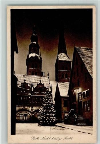 Lemgo ex Sammlung Busse Weihnachtsbaum Winter